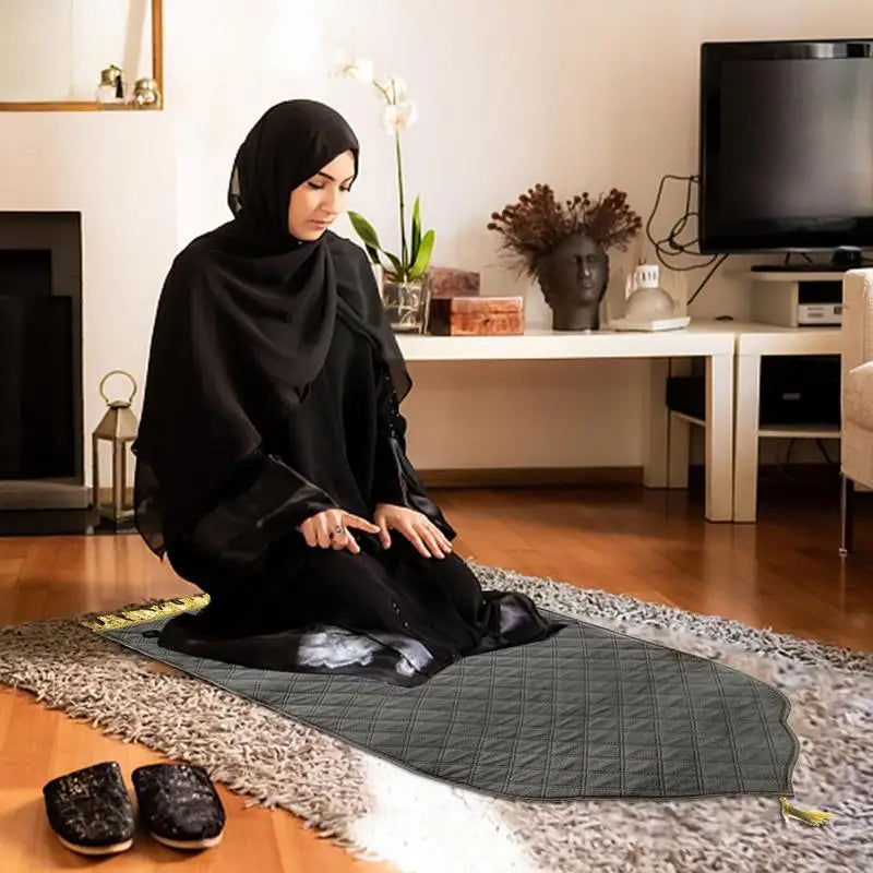 Tapis de prière chauffant Noravia – Confort doux et rembourré pour hommes, femmes et enfants