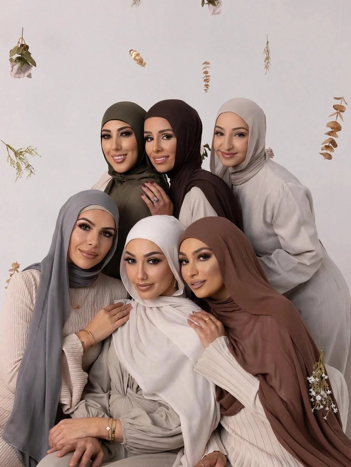 Hijab Noravia™ — Écharpe Longue en Coton & Modal Haute Qualité (70×180 cm)