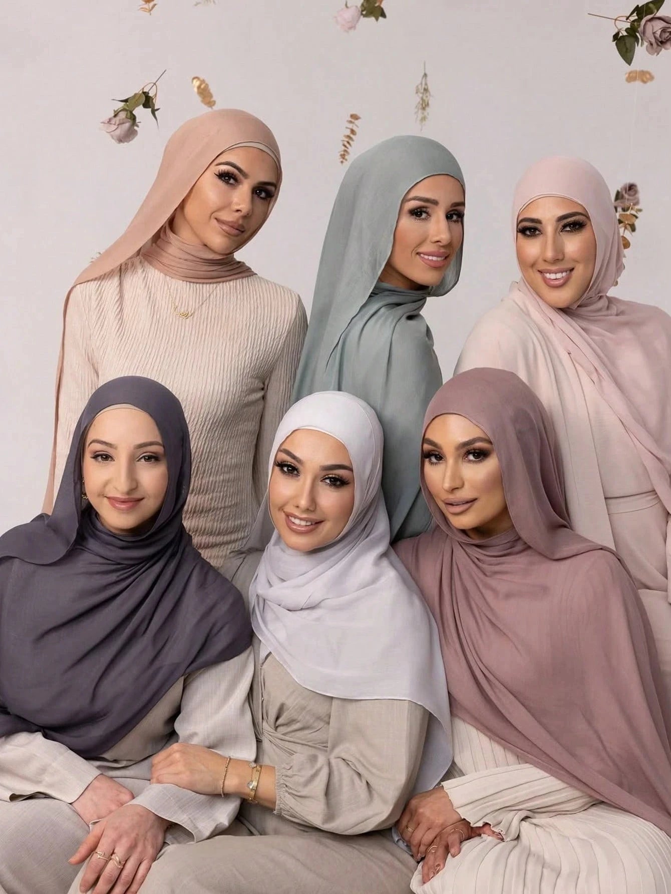 Hijab Noravia™ — Écharpe Longue en Coton & Modal Haute Qualité (70×180 cm)
