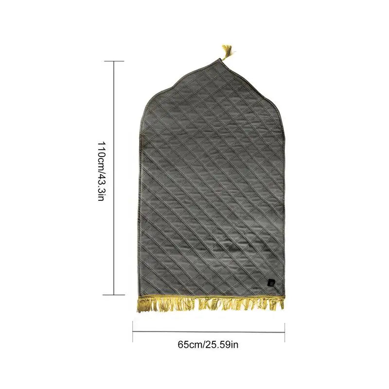 Tapis de prière chauffant Noravia – Confort doux et rembourré pour hommes, femmes et enfants