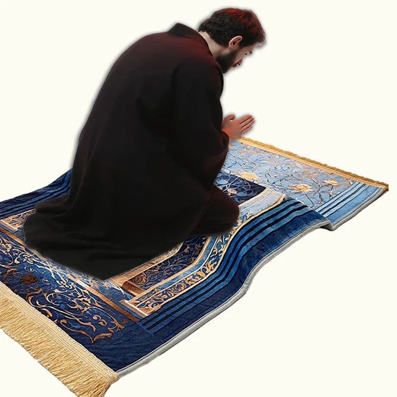 Tapis de Prière Confort Plus – Moelleux Épais & Protection des Genoux