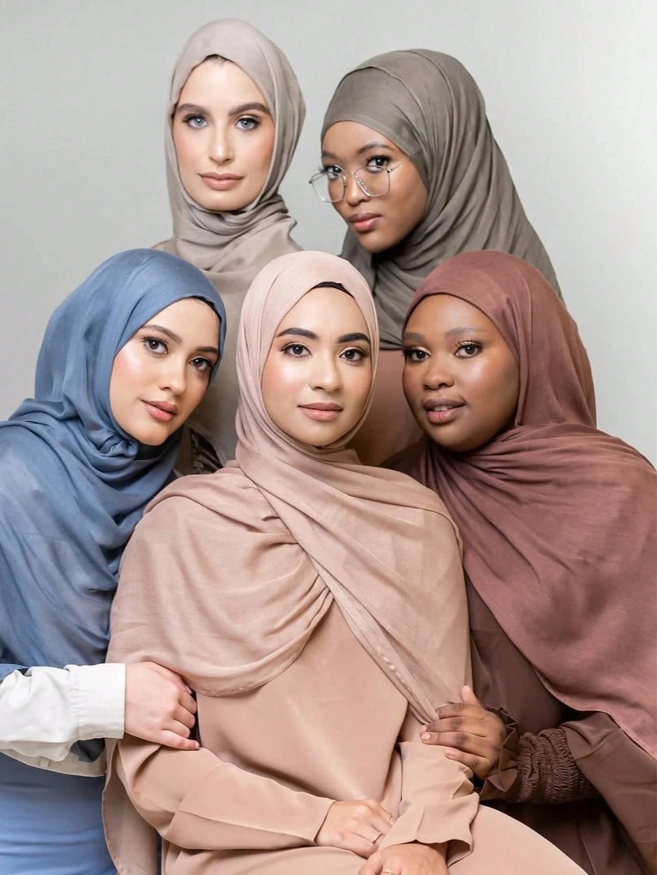 Hijab Noravia™ — Écharpe Longue en Coton & Modal Haute Qualité (70×180 cm)
