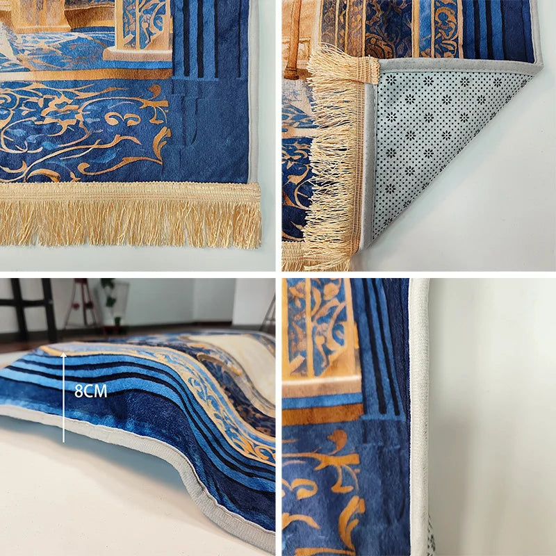 Tapis de Prière Confort Plus – Moelleux Épais & Protection des Genoux