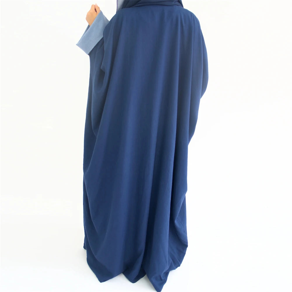 Abaya-Kimono Réversible Noravia™ — Élégance Modeste Inspirée de Dubaï