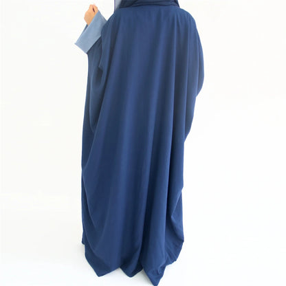 Abaya-Kimono Réversible Noravia™ — Élégance Modeste Inspirée de Dubaï